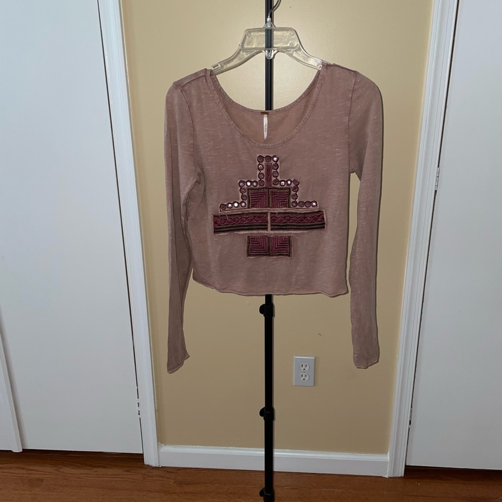 Free People Mauve Top - Picture 2 of 6